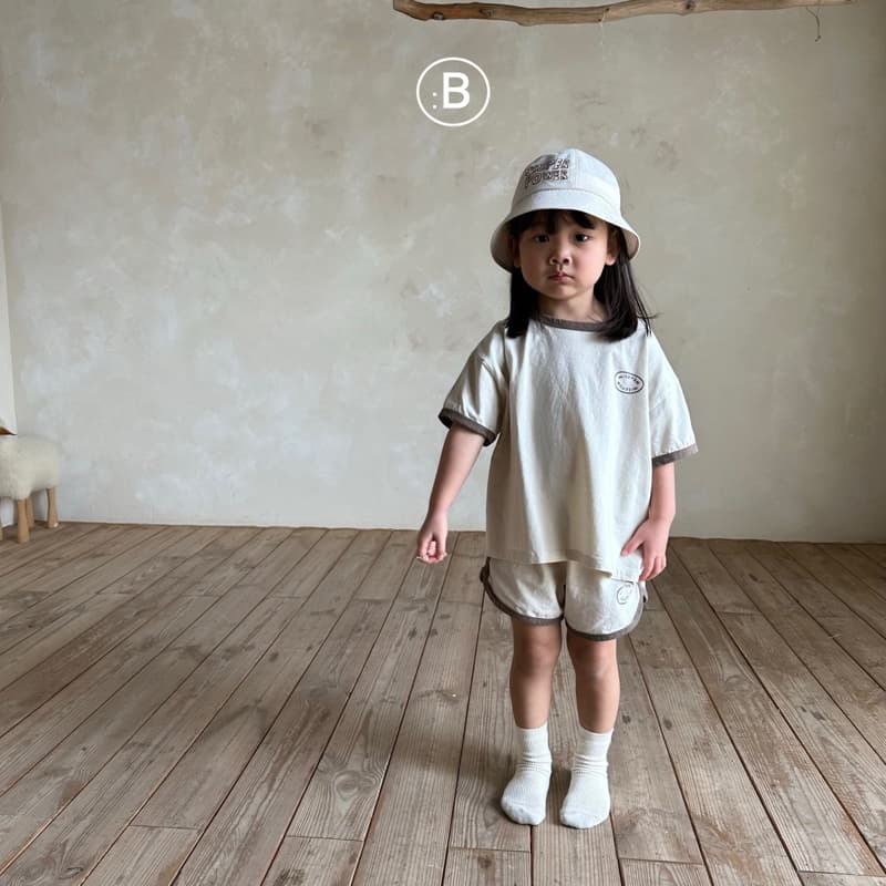 Bella Bambina - Korean Children Fashion - #fashionkids - Peanut Piping Top Bottom Set