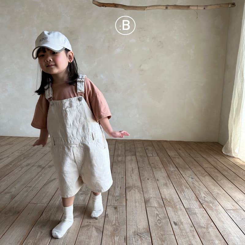 Bella Bambina - Korean Children Fashion - #kidsshorts - Cad Linen Dungarees - 9