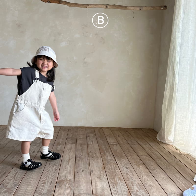 Bella Bambina - Korean Children Fashion - #kidzfashiontrend - Cad Linen Dungarees - 11