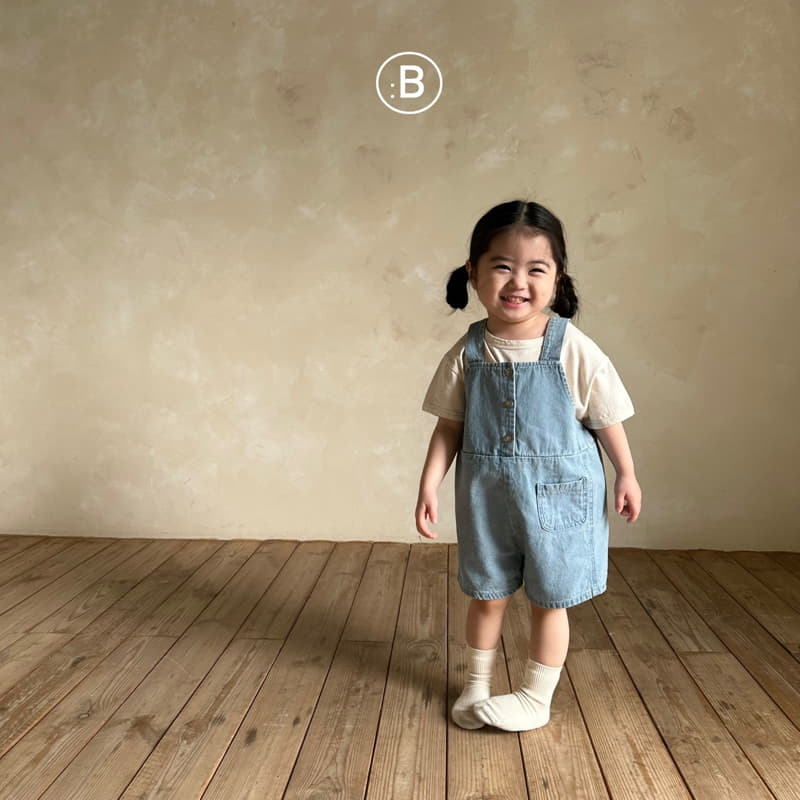 Bella Bambina - Korean Children Fashion - #toddlerclothing - Together Denim Dungarees 