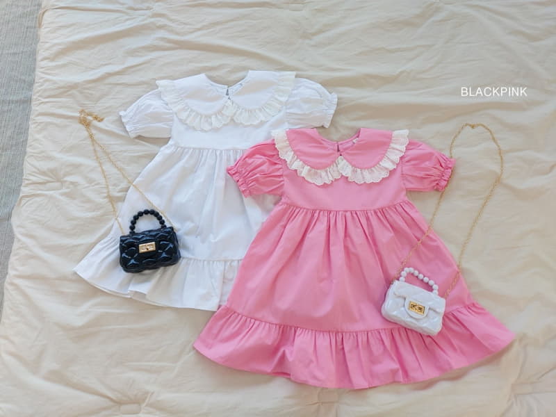 Black Pink - Korean Children Fashion - #Kfashion4kids - Ember Lace One-piece - 5