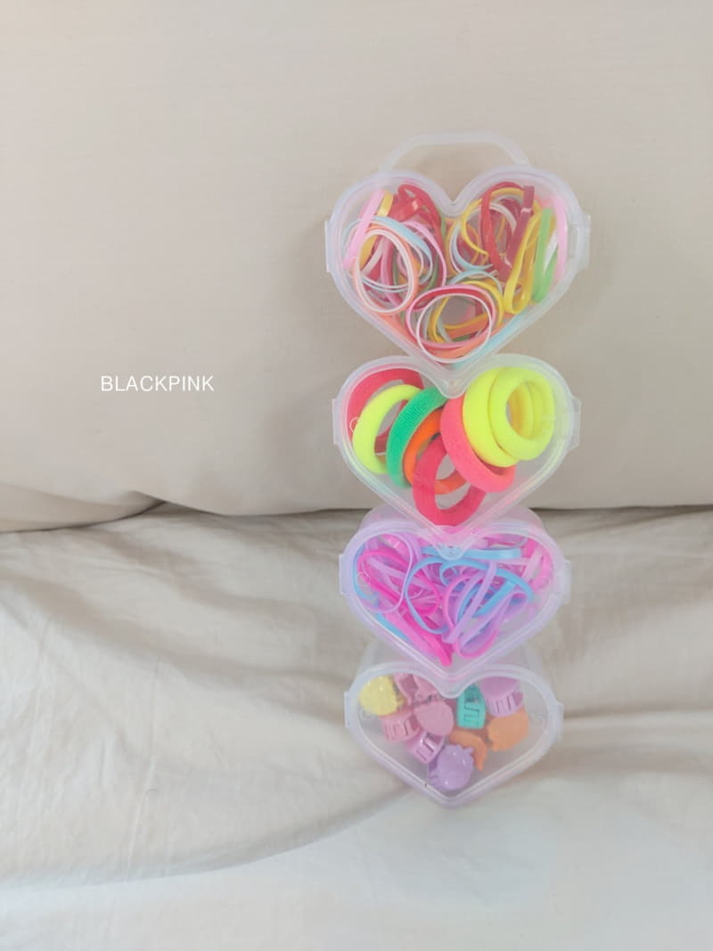 Black Pink - Korean Children Fashion - #childofig - Random Heart Case - 6