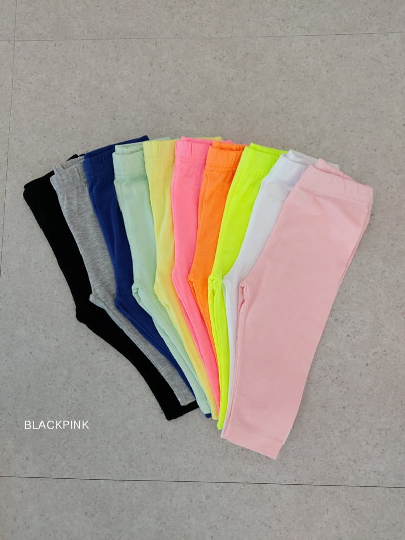 Black Pink - Korean Children Fashion - #discoveringself - Cool Leggings - 2