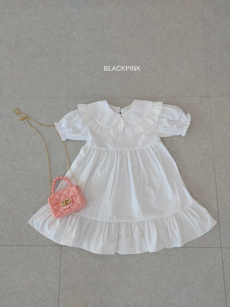 Black Pink - Korean Children Fashion - #kidsshorts - Ember Lace One-piece - 2