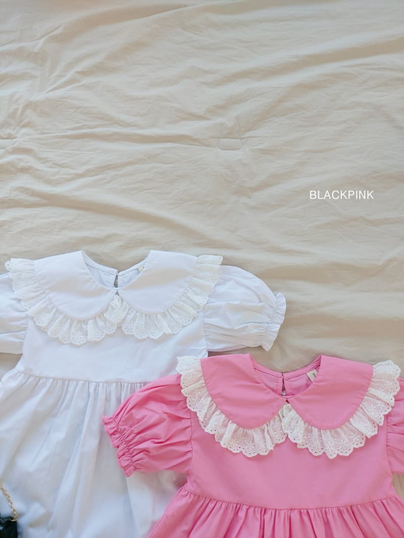 Black Pink - Korean Children Fashion - #littlefashionista - Ember Lace One-piece - 6