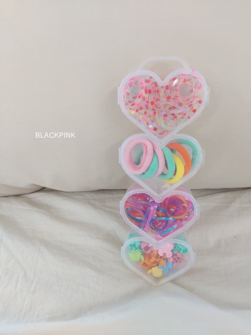 Black Pink - Korean Children Fashion - #magicofchildhood - Random Heart Case - 3