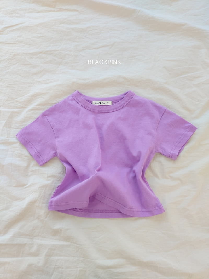 Black Pink - Korean Children Fashion - #magicofchildhood - Basic Tee - 10