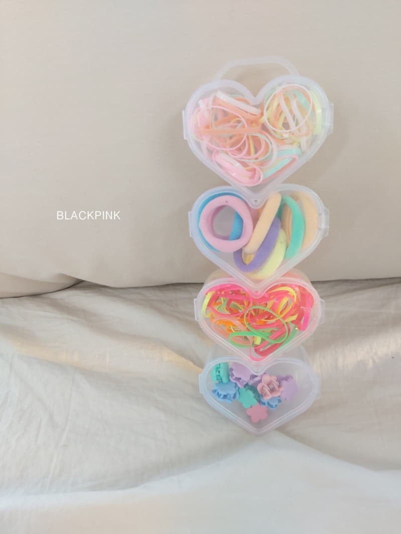 Black Pink - Korean Children Fashion - #magicofchildhood - Random Heart Case - 4