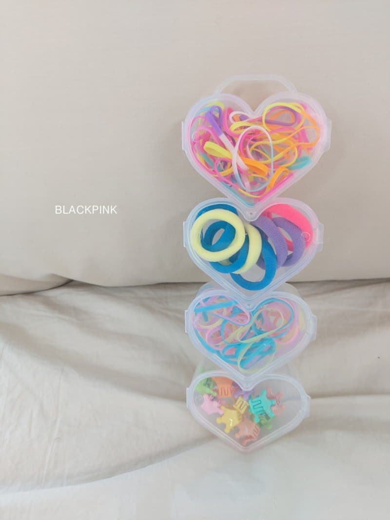 Black Pink - Korean Children Fashion - #prettylittlegirls - Random Heart Case - 5