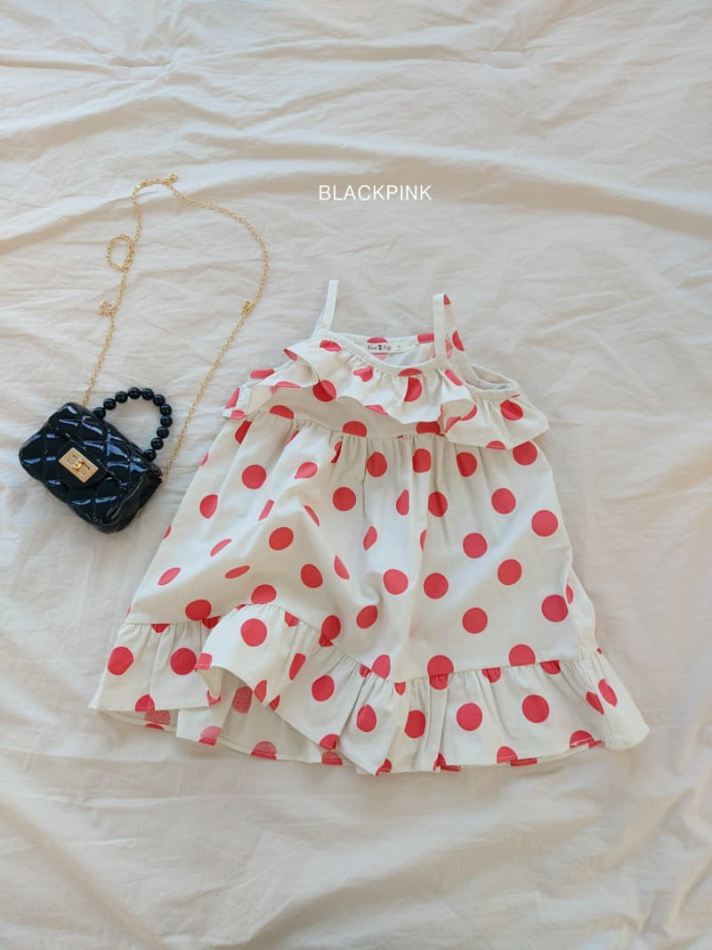 Black Pink - Korean Children Fashion - #toddlerclothing - Lavin One-piece - 12