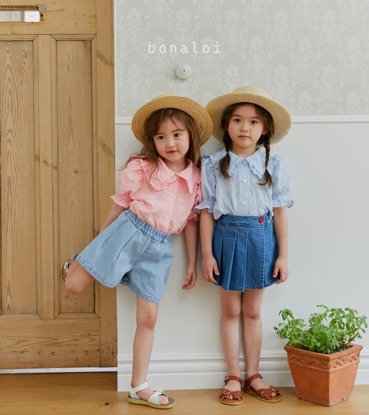 Bonaloi - Korean Children Fashion - #Kfashion4kids - Pleats Wrap Skirt Pants - 6