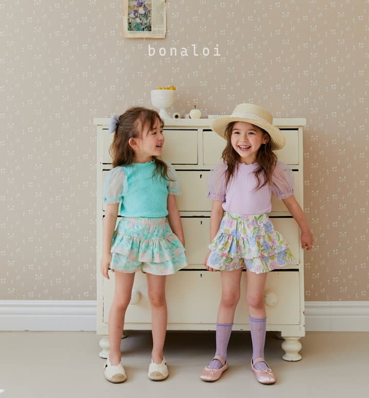 Bonaloi - Korean Children Fashion - #discoveringself - Deeps Cancan Skirt Pants - 3