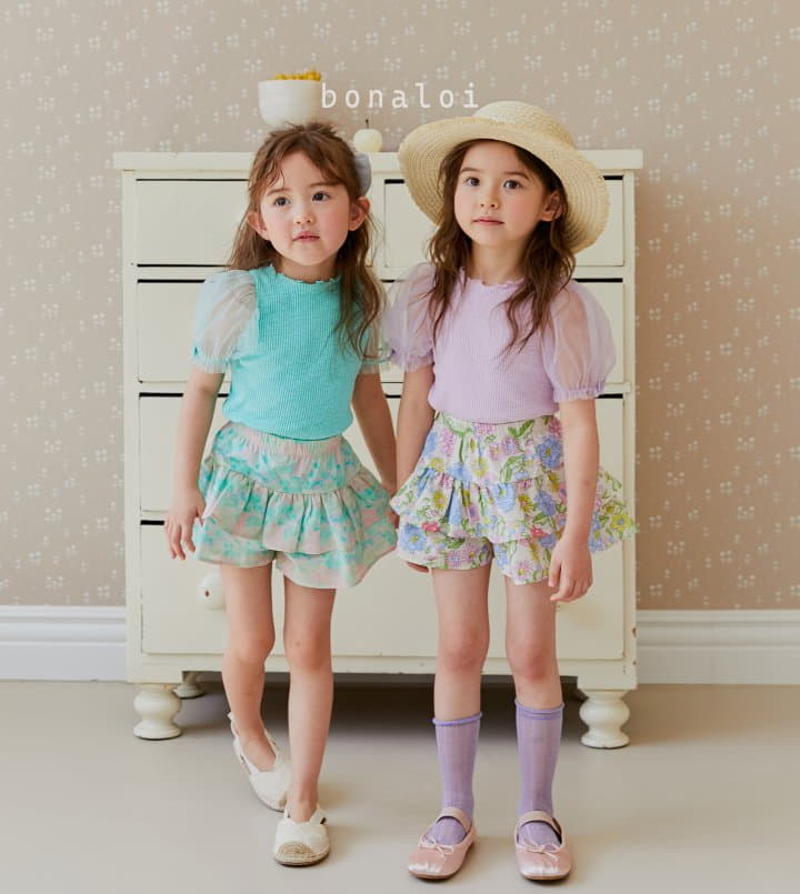 Bonaloi - Korean Children Fashion - #discoveringself - Deeps Cancan Skirt Pants - 4