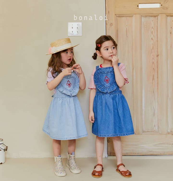 Bonaloi - Korean Children Fashion - #littlefashionista - Molly Stripes Tee - 11