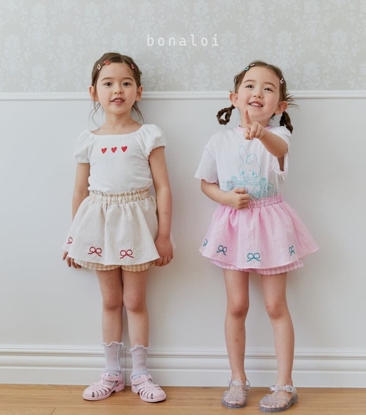 Bonaloi - Korean Children Fashion - #littlefashionista - Mamng Skirt pants - 5