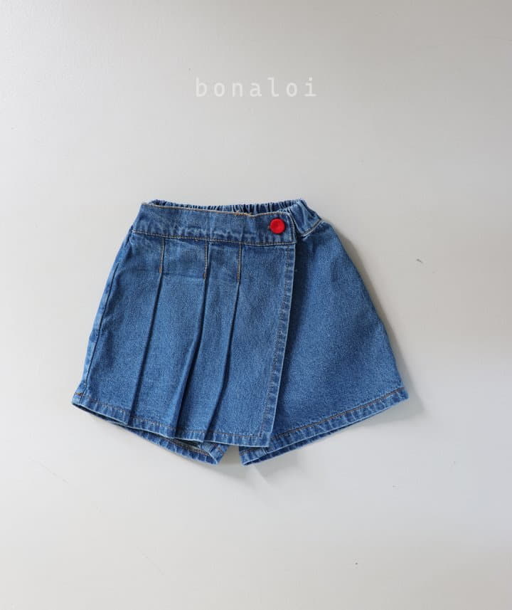 Bonaloi - Korean Children Fashion - #minifashionista - Pleats Wrap Skirt Pants - 9