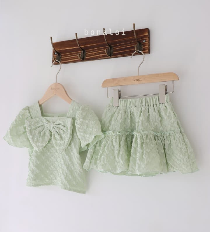 Bonaloi - Korean Children Fashion - #prettylittlegirls - Melon Skirt - 3