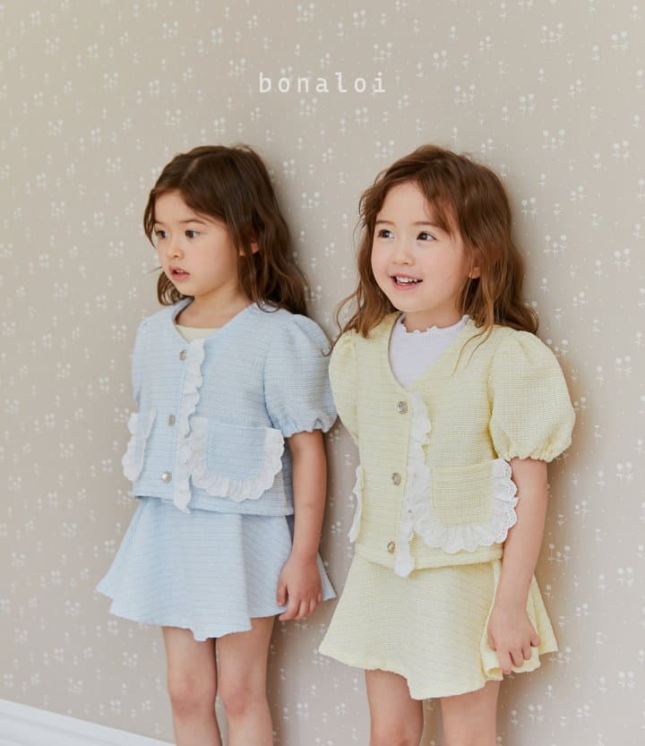 Bonaloi - Korean Children Fashion - #prettylittlegirls - Edge Skirt - 8