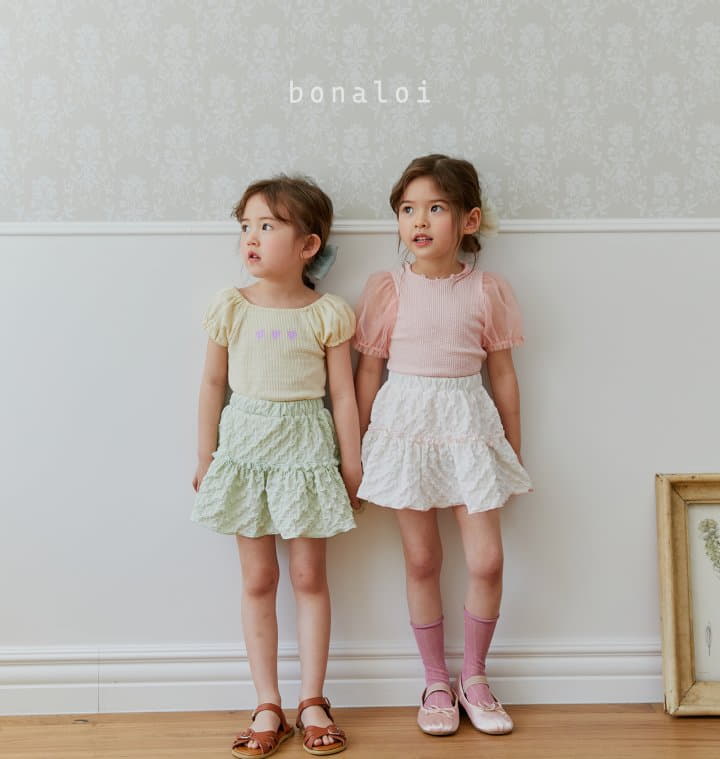 Bonaloi - Korean Children Fashion - #stylishchildhood - Melon Skirt - 6