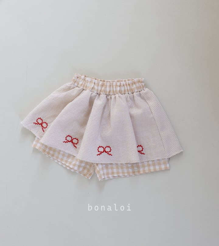 Bonaloi - Korean Children Fashion - #stylishchildhood - Mamng Skirt pants - 11