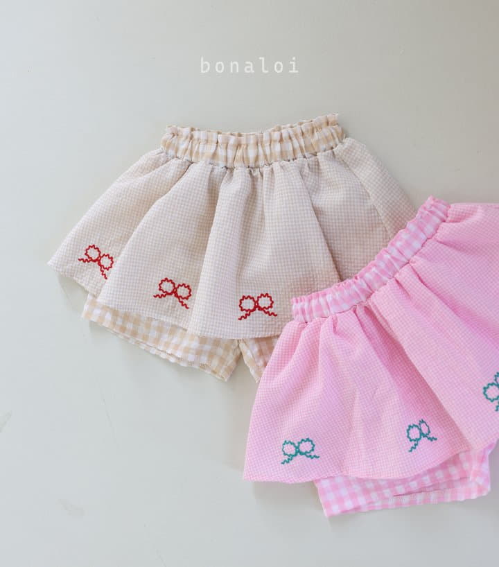 Bonaloi - Korean Children Fashion - #toddlerclothing - Mamng Skirt pants - 10