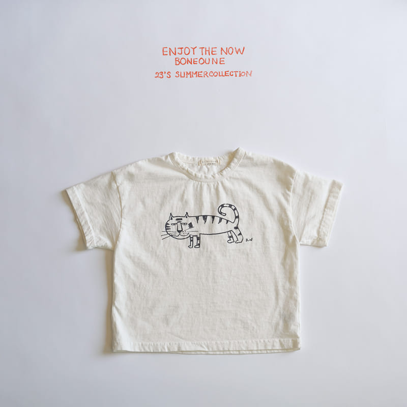 Boneoune - Korean Children Fashion - #Kfashion4kids - Happy Tiger Tee - 2