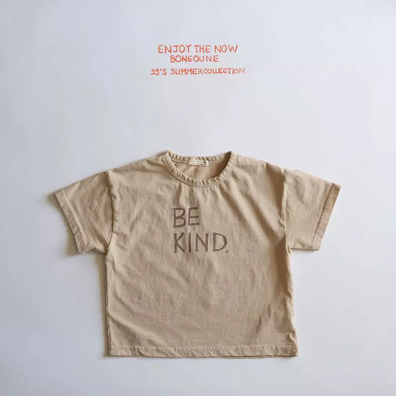 Boneoune - Korean Children Fashion - #childofig - Be Kind Tee - 2