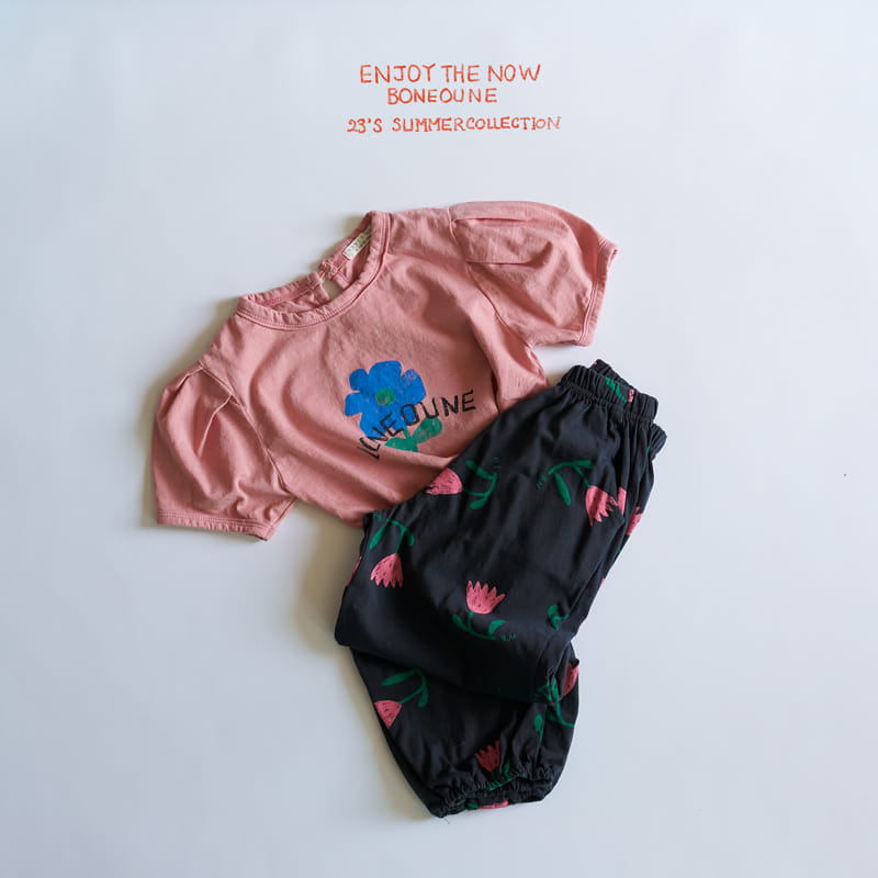 Boneoune - Korean Children Fashion - #fashionkids - Daldal Flower Pants - 4