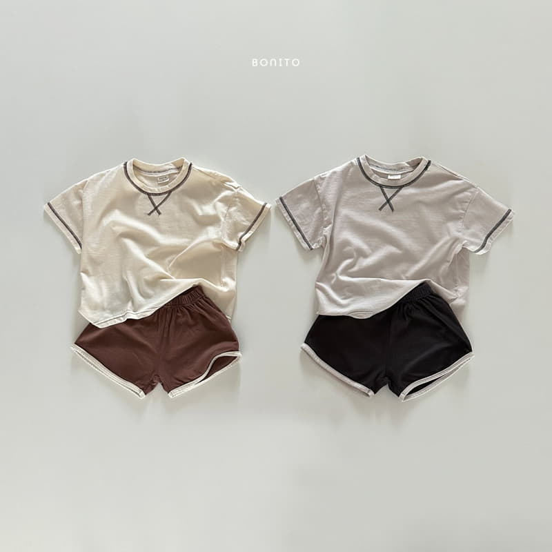 Bonito - Korean Baby Fashion - #babyfashion - Gay Roppa Top Bottom Set