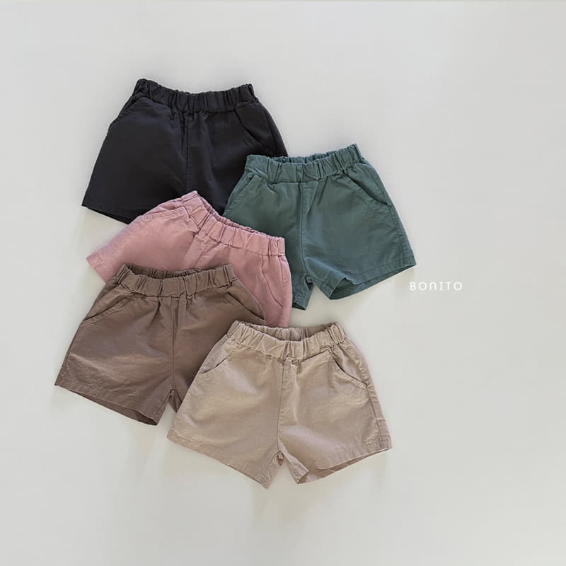 Bonito - Korean Baby Fashion - #babyclothing - Linen Shorts - 4