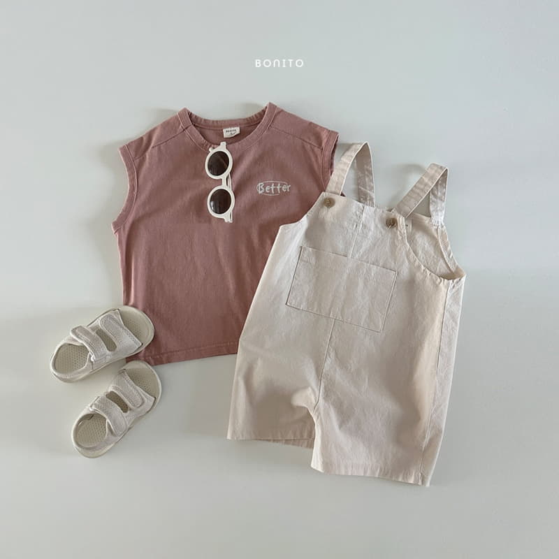 Bonito - Korean Baby Fashion - #babyfever - Dungarees Shorts - 3