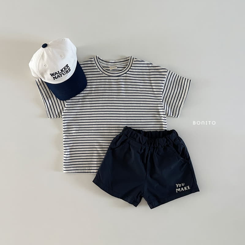 Bonito - Korean Baby Fashion - #babyfashion - Loose Stripes Tee - 4