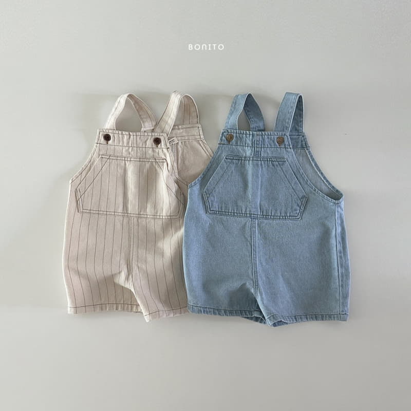 Bonito - Korean Baby Fashion - #babyfever - Denim Dungarees