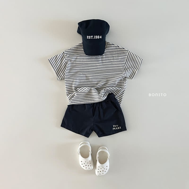 Bonito - Korean Baby Fashion - #babylifestyle - Loose Stripes Tee - 6