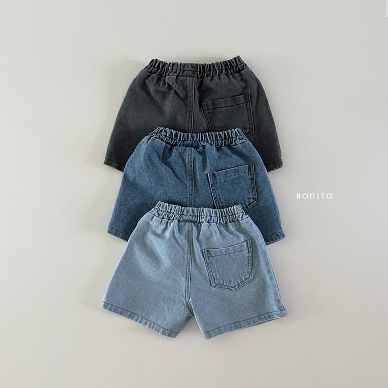 Bonito - Korean Baby Fashion - #babyoninstagram - Denim Shorts - 2