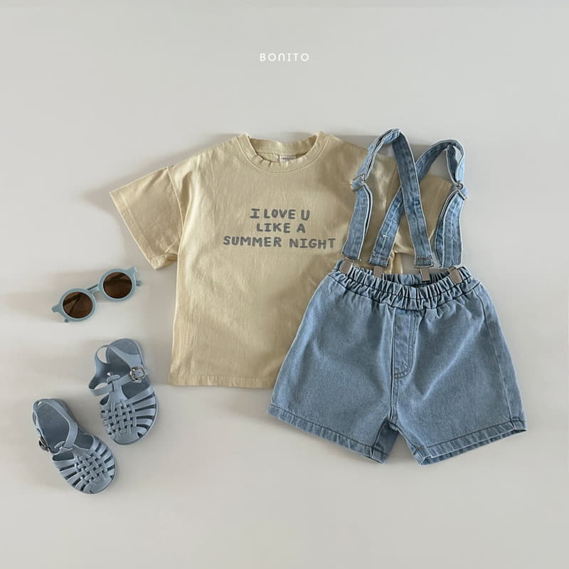 Bonito - Korean Baby Fashion - #babyoninstagram - Denim Suspendar - 8