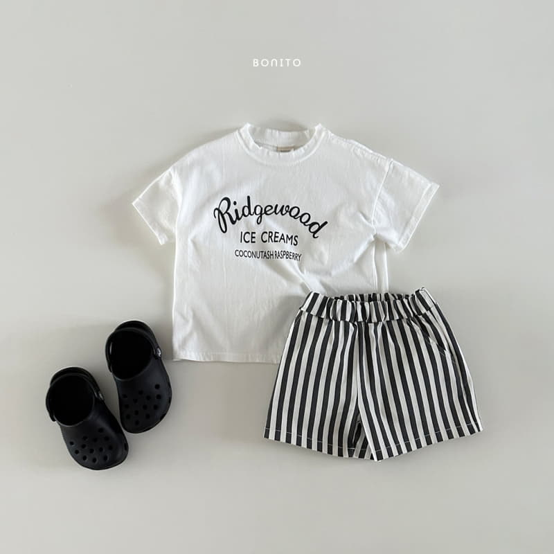 Bonito - Korean Baby Fashion - #babyoninstagram - Span Stripes Shorts - 4