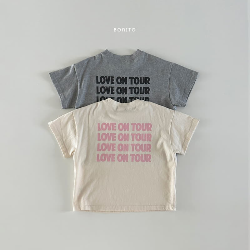 Bonito - Korean Baby Fashion - #babyootd - Love On Tee - 3