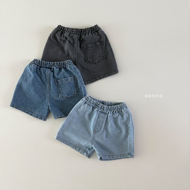 Bonito - Korean Baby Fashion - #babyootd - Denim Shorts - 3