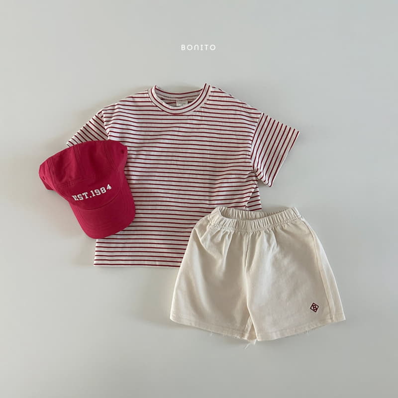 Bonito - Korean Baby Fashion - #babyoutfit - Loose Stripes Tee - 9