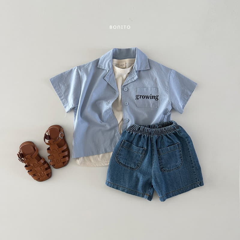 Bonito - Korean Baby Fashion - #babywear - Two Pocket Denim Shorts - 10