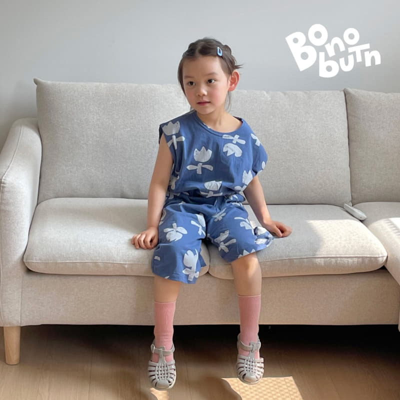 Bonobutton - Korean Children Fashion - #minifashionista - Tulip Top Bottom Set - 7