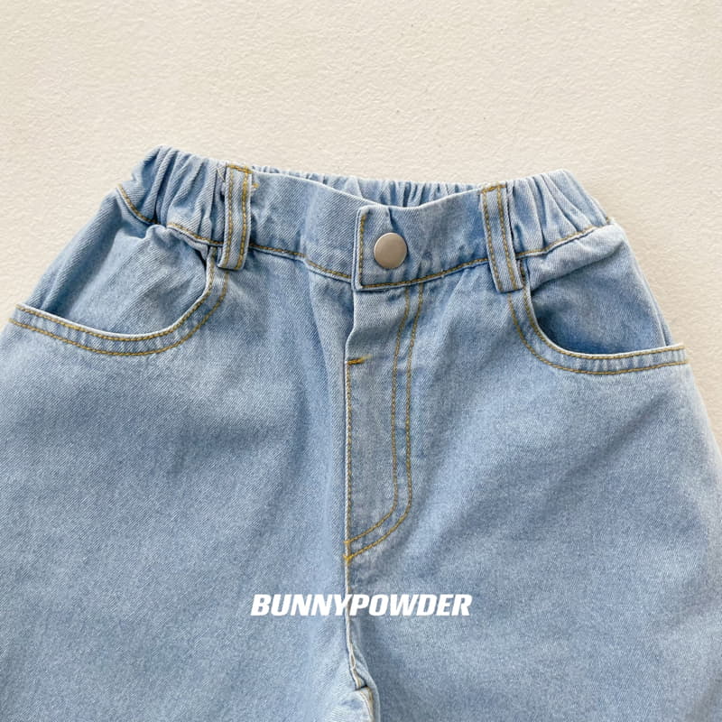 Bunny Powder - Korean Children Fashion - #Kfashion4kids - Slit Jeans - 6