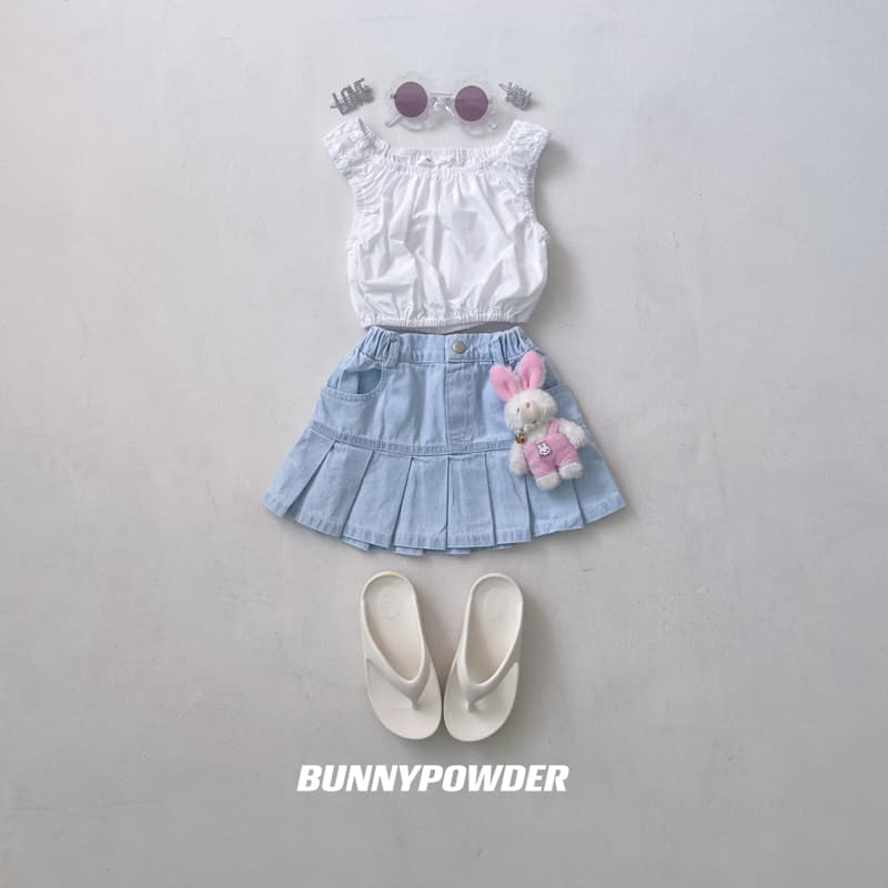 Bunny Powder - Korean Children Fashion - #Kfashion4kids - Ditto Denim Skirt - 7