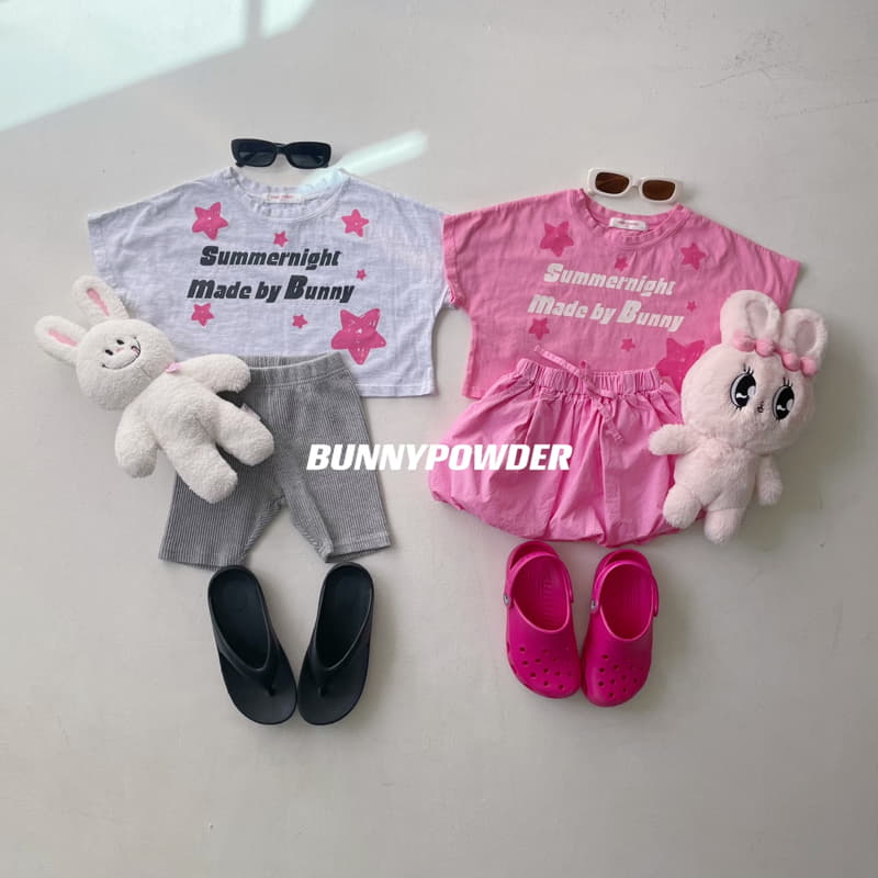 Bunny Powder - Korean Children Fashion - #childofig - Rib Biker Leggings with mom - 12