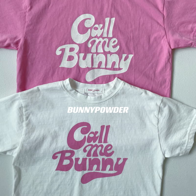 Bunny Powder - Korean Children Fashion - #designkidswear - Call ME Bunny Tee - 2