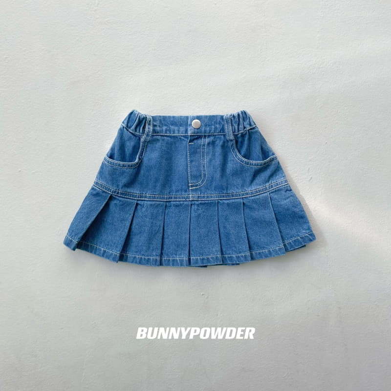 Bunny Powder - Korean Children Fashion - #designkidswear - Ditto Denim Skirt