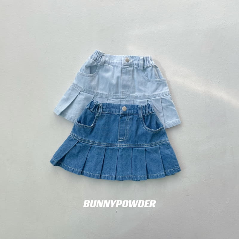 Bunny Powder - Korean Children Fashion - #discoveringself - Ditto Denim Skirt - 2