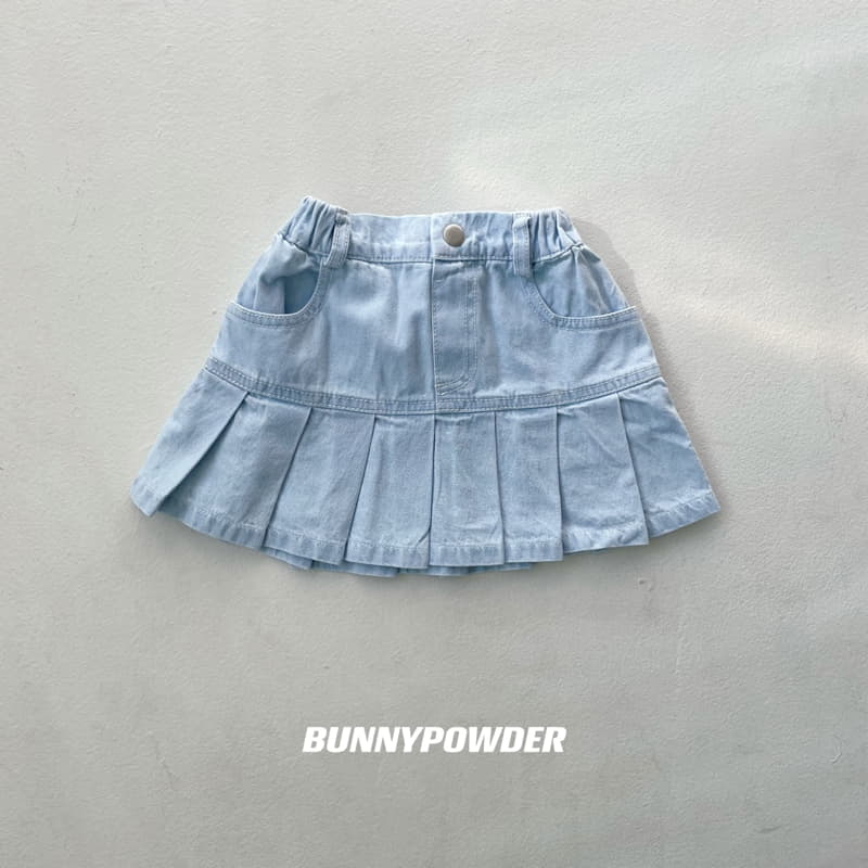 Bunny Powder - Korean Children Fashion - #fashionkids - Ditto Denim Skirt - 3