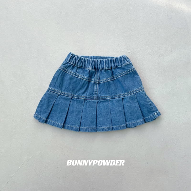 Bunny Powder - Korean Children Fashion - #fashionkids - Ditto Denim Skirt - 4